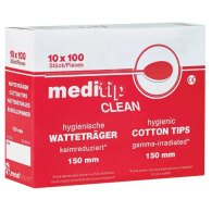 Watteträger Meditip Clean 15cm    1000 St.