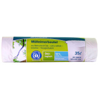 Müllbeutel 35l weiß 20 Stk.