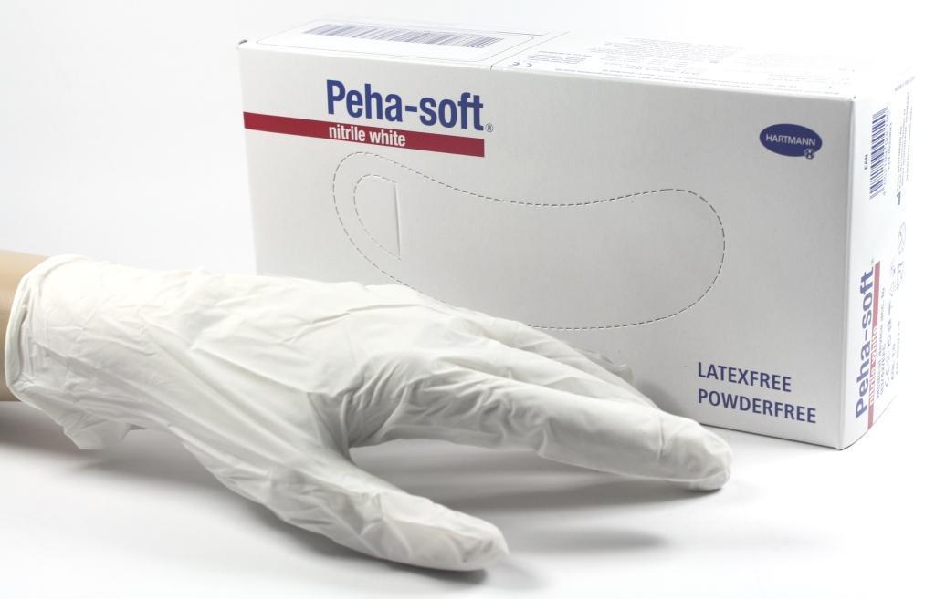 Handschuhe Peha-soft nitrile white Gr.XL 180 St.