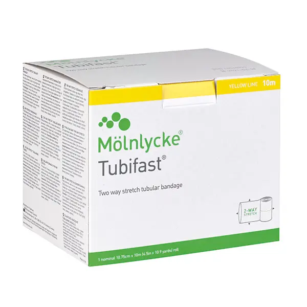 Tubifast Schlauchverband 10,75cmx10m, gelb 1 St.