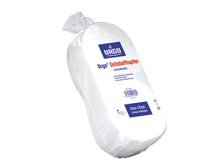 URGO Zellstoff-Tupfer 4x5cm 2x500St.