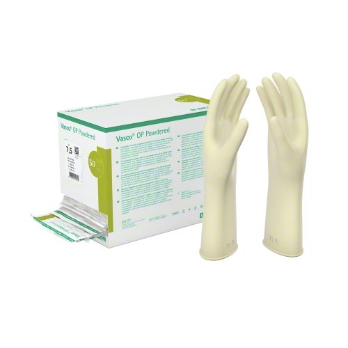 Handschuhe Vasco OP powdered Gr.6,5 50Pa.