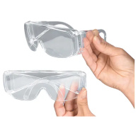 Schutz- & Überbrille transparent