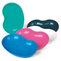 Nierenschale aus Kunststoff weiß 1St.