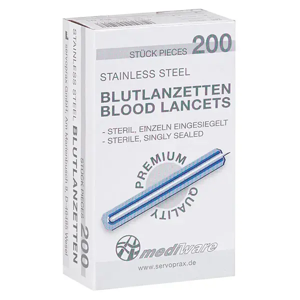 Mediware Blutlanzetten "Premium" 200St.