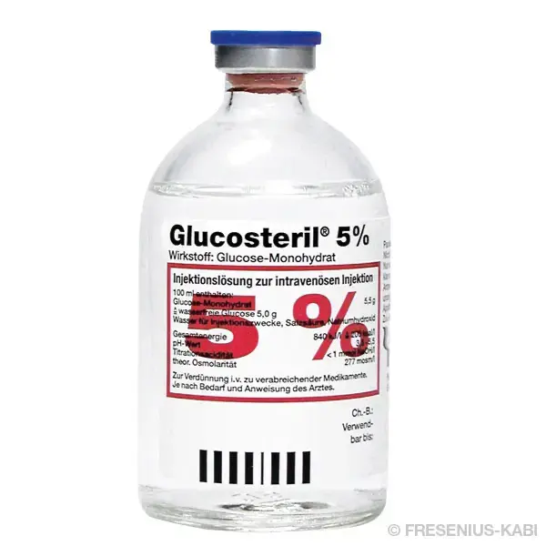 Glucosteril 5 % Fresenius 10x500ml