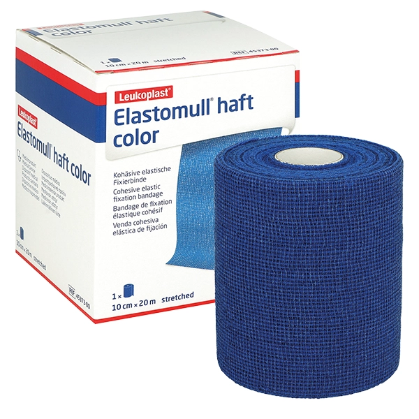 Elastomull haft color blau Fixierbinde 6cmx20m 1St.
