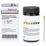 Servotest Vaginal pH-Teststreifen; Wert 4,0-7,0    100 Streifen