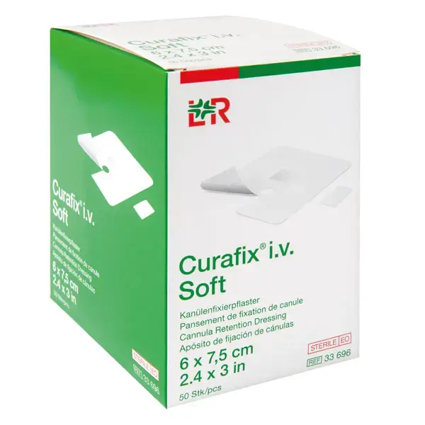 Curafix i.v. Soft 6x7,5cm 50St.