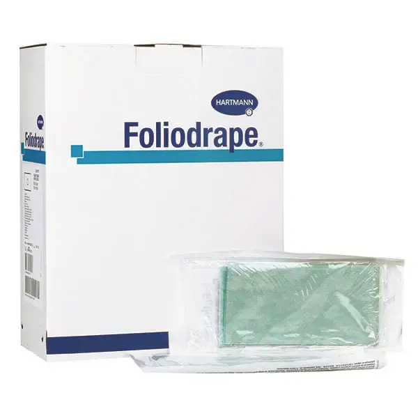Foliodrape protect Abdecktuch 75x75cm grün 50St.