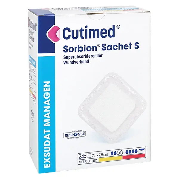 Cutimed Sorbion Sachet S 10x10cm 12 St.