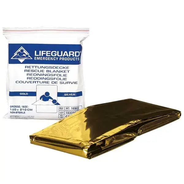 Lifeguard Rettungsdecke gold/silber 1St.