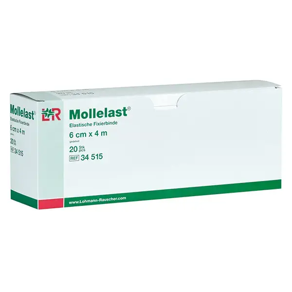 Mollelast weiß 8cmx4m 100St.
