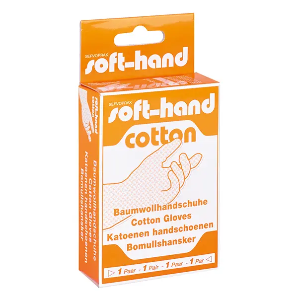 Soft-Hand Cotton Zwirnhandschuhe Gr.10 - groß 1 Paar